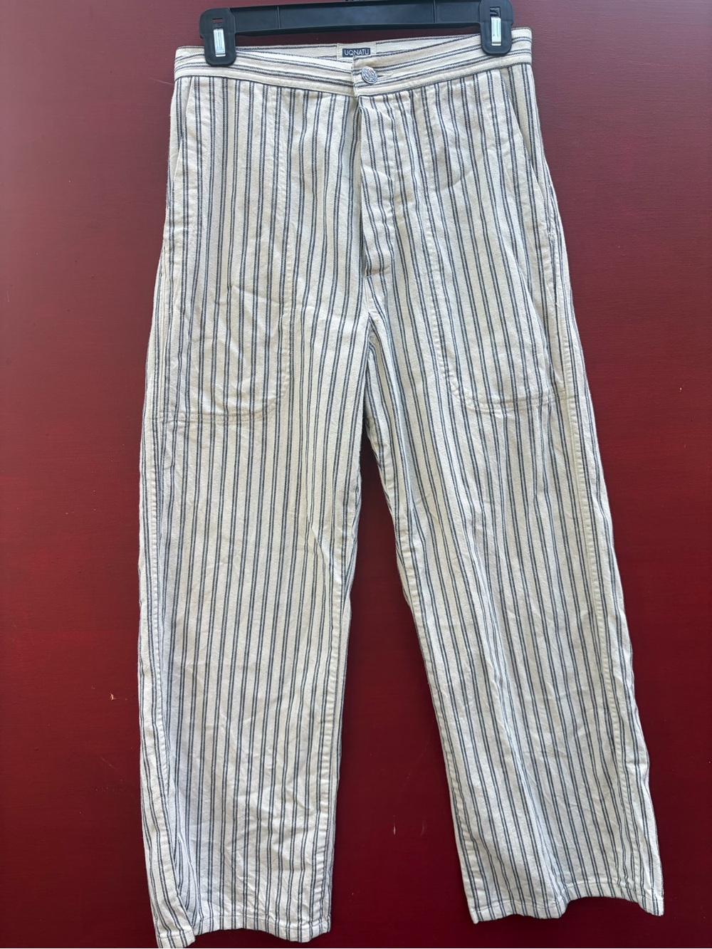 Uqnatu Striped Cotton Sailor Pants